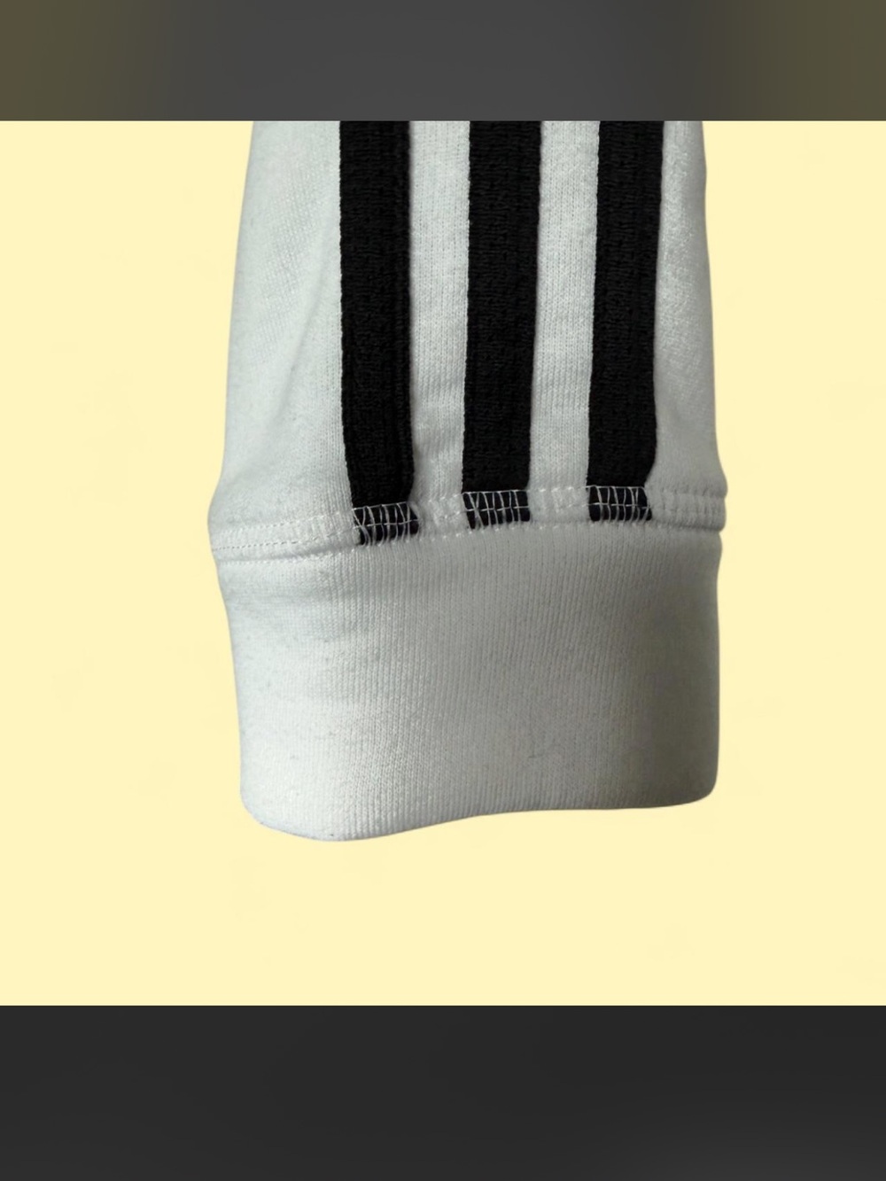 adidas women's loose-fit cropped hoodie, size small - Picture 5 of 7